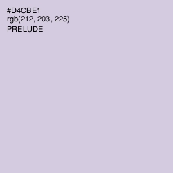 #D4CBE1 - Prelude Color Image