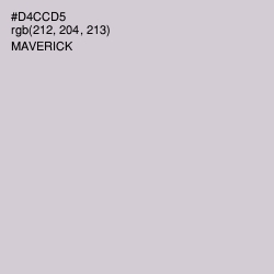 #D4CCD5 - Maverick Color Image
