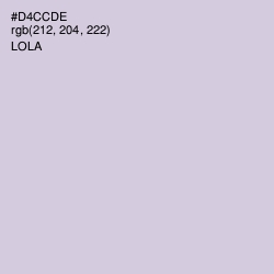 #D4CCDE - Lola Color Image
