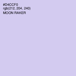 #D4CCF0 - Moon Raker Color Image