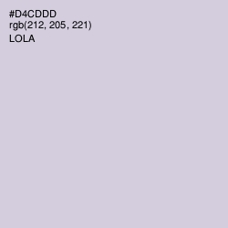 #D4CDDD - Lola Color Image
