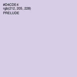 #D4CDE4 - Prelude Color Image