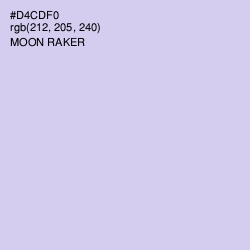 #D4CDF0 - Moon Raker Color Image