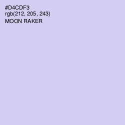 #D4CDF3 - Moon Raker Color Image