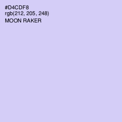 #D4CDF8 - Moon Raker Color Image