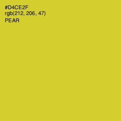 #D4CE2F - Pear Color Image