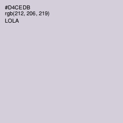 #D4CEDB - Lola Color Image