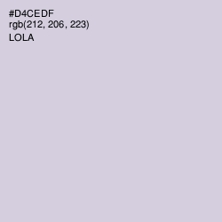 #D4CEDF - Lola Color Image
