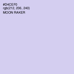 #D4CEF0 - Moon Raker Color Image