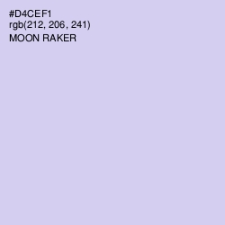 #D4CEF1 - Moon Raker Color Image