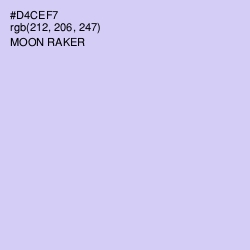 #D4CEF7 - Moon Raker Color Image