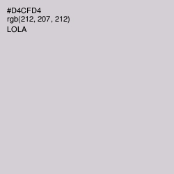 #D4CFD4 - Lola Color Image