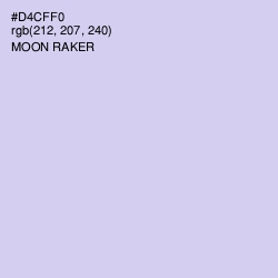 #D4CFF0 - Moon Raker Color Image