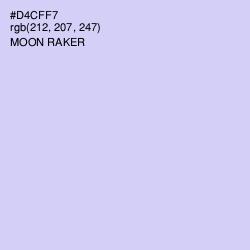 #D4CFF7 - Moon Raker Color Image