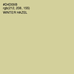 #D4D09B - Winter Hazel Color Image