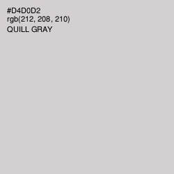 #D4D0D2 - Quill Gray Color Image