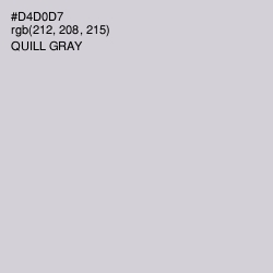 #D4D0D7 - Quill Gray Color Image