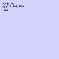 #D4D1FA - Fog Color Image