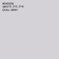 #D4D2D6 - Quill Gray Color Image