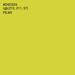 #D4D339 - Pear Color Image