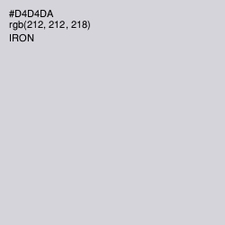 #D4D4DA - Iron Color Image