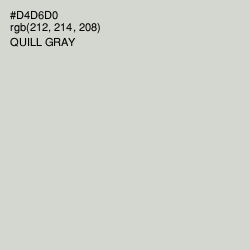 #D4D6D0 - Quill Gray Color Image