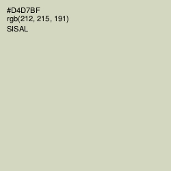 #D4D7BF - Sisal Color Image