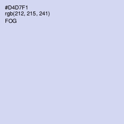 #D4D7F1 - Fog Color Image