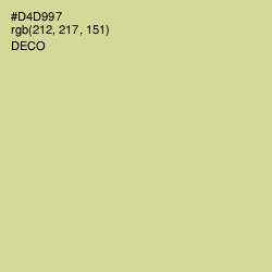 #D4D997 - Deco Color Image