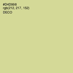 #D4D998 - Deco Color Image
