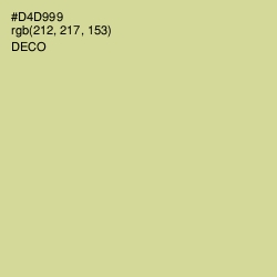 #D4D999 - Deco Color Image