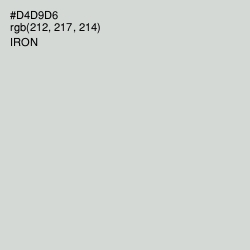 #D4D9D6 - Iron Color Image