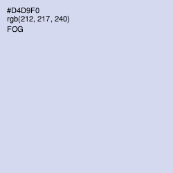 #D4D9F0 - Fog Color Image