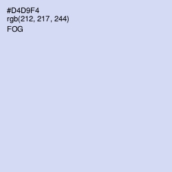 #D4D9F4 - Fog Color Image