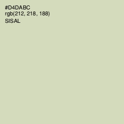 #D4DABC - Sisal Color Image