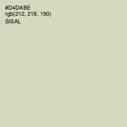 #D4DABE - Sisal Color Image