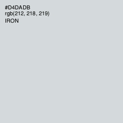 #D4DADB - Iron Color Image