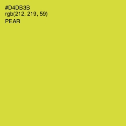 #D4DB3B - Pear Color Image