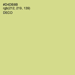 #D4DB8B - Deco Color Image