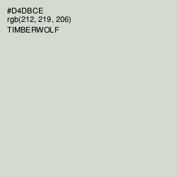 #D4DBCE - Timberwolf Color Image