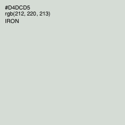 #D4DCD5 - Iron Color Image