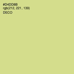 #D4DD8B - Deco Color Image
