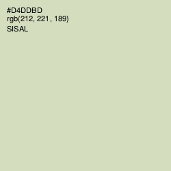 #D4DDBD - Sisal Color Image