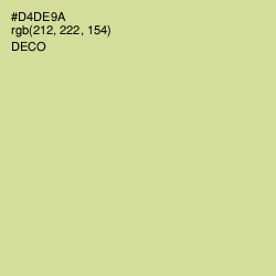 #D4DE9A - Deco Color Image