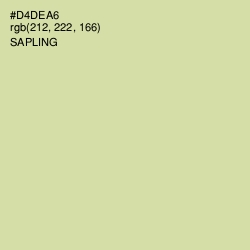 #D4DEA6 - Sapling Color Image