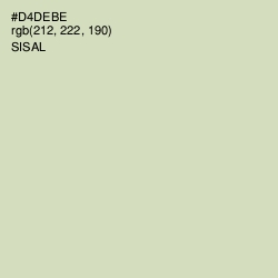 #D4DEBE - Sisal Color Image