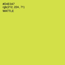 #D4E047 - Wattle Color Image
