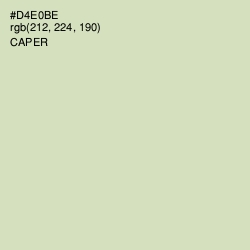 #D4E0BE - Caper Color Image