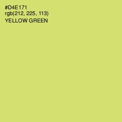 #D4E171 - Yellow Green Color Image