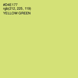 #D4E177 - Yellow Green Color Image